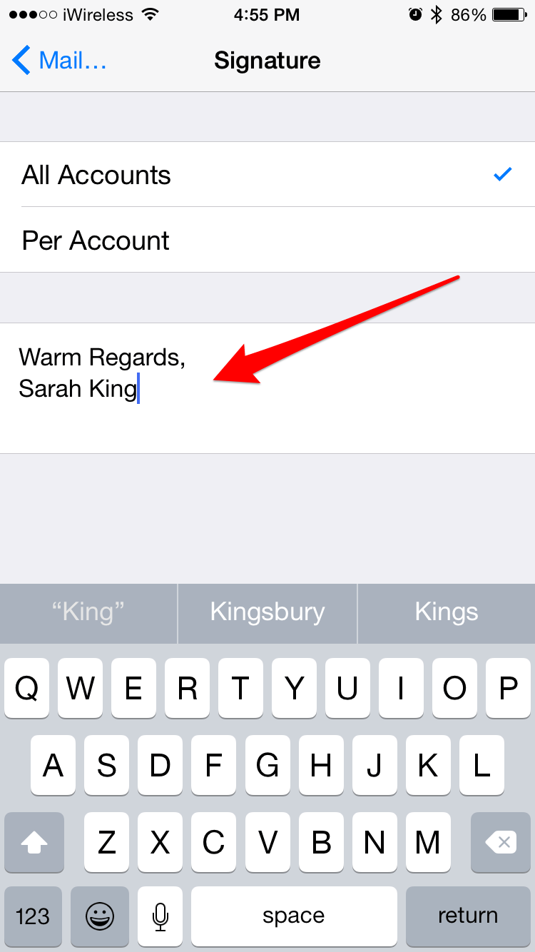How to Remove "Sent from my iPhone" from Your Email Signature